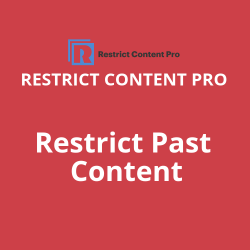 Restrict Past Content